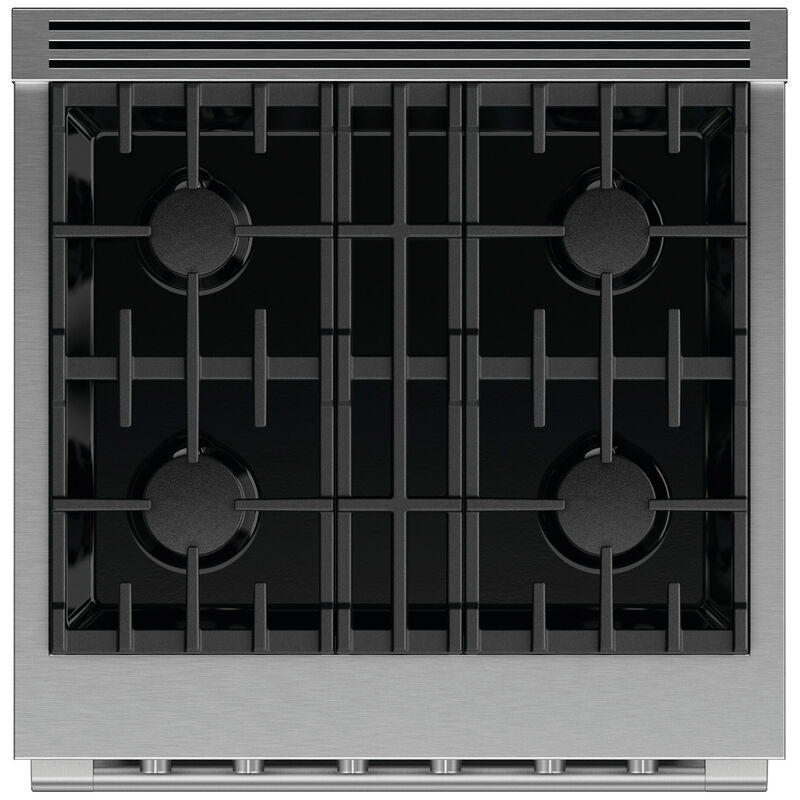 Fisher & Paykel Series 7 Professional 30 in. 4.6 cu. ft. Standard Convection Gas Range with 4 Sealed Burners - Stainless Steel, , hires