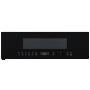 GE Profile 30 in. 1.2 cu. ft. 1000W Low Profile Over-the-Range Microwave with 400 CFM & Sensor Cooking - Black, , hires