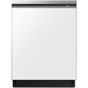 Samsung Bespoke 24 in. Top Control Smart Dishwasher with 42 dBa Sound Level, 3rd-Rack, Smart Dry & Pocket - White Glass, White Glass, hires