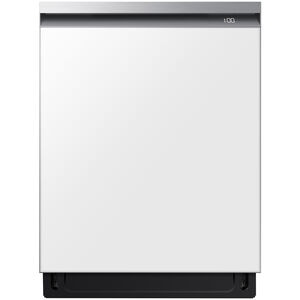 Samsung Bespoke 24 in. Smart Built-In Dishwasher with Top Control, 42 dBA Sound Level, 16 Place Settings, 7 Wash Cycles & Sanitize Cycle - White Glass, White Glass, hires