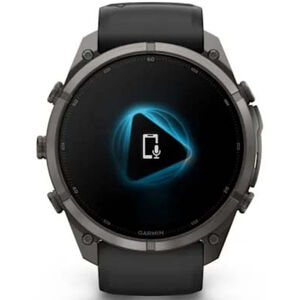 Garmin fenix 9 Pro 51 mm, AMOLED Smart Watch - Carbon Gray DLC Titanium with Black/Pebble Gray Silicone Band, , hires