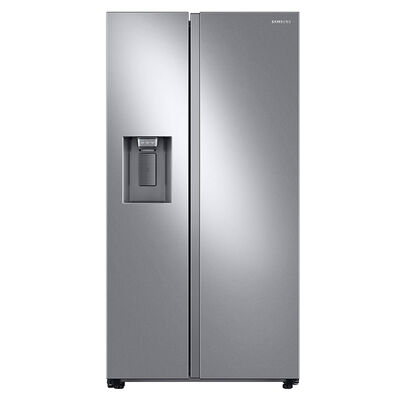 Samsung 36 in. 22 cu. ft. Smart Counter Depth Side by Side Refrigerator with Ice & Water Dispenser - Stainless Steel | RS22T5201SR
