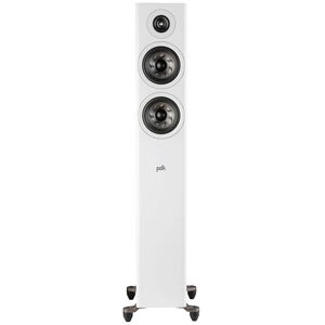 Polk Reserve R500 Premium Compact Floor-Standing Tower Speaker - White, White, hires