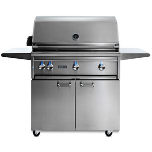 Lynx Professional 36 in. 3-Burner Liquid Propane Gas Grill with Rotisserie & Smoker Box - Stainless Steel, , hires