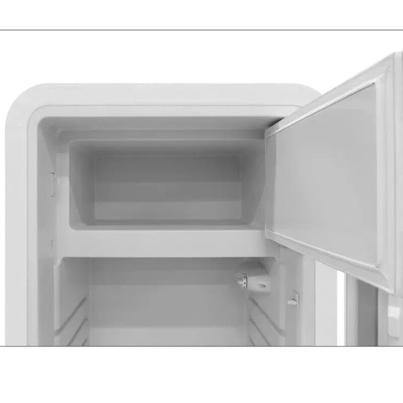 Brama Retro 24 in. 9.9 cu. ft. Top Freezer Refrigerator White, White, hires