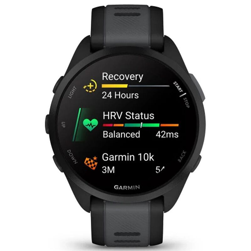 Garmin Forerunner 165 Running Smartwatch - Black/Slate Gray, , hires