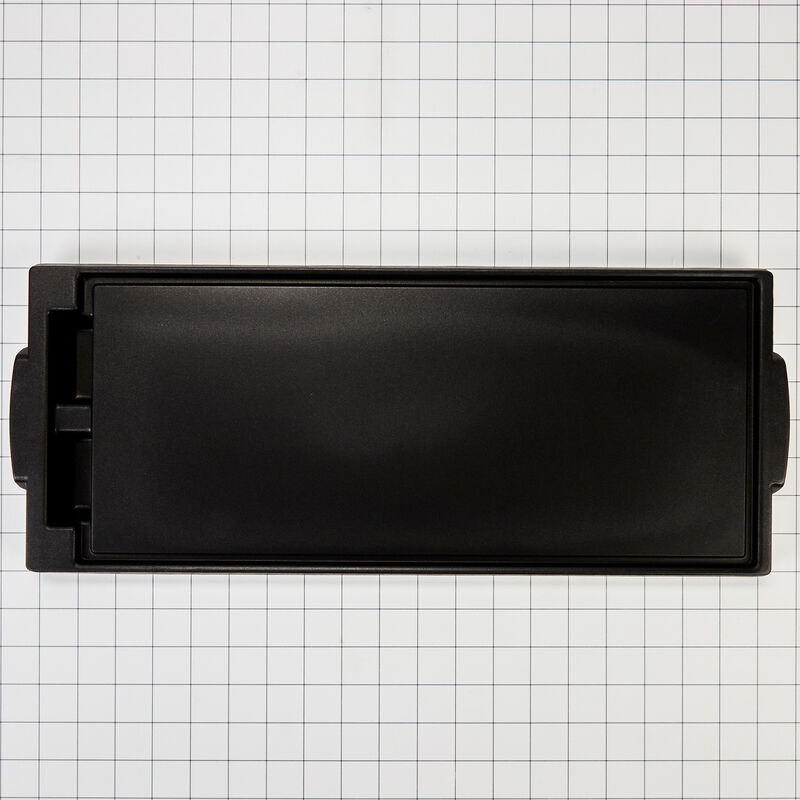 Whirlpool Gas Range Die-Cast Aluminum Griddle with Non-Stick Surface, Recessed Drain Channels & 2-Divided Grease Wells - Black, , hires