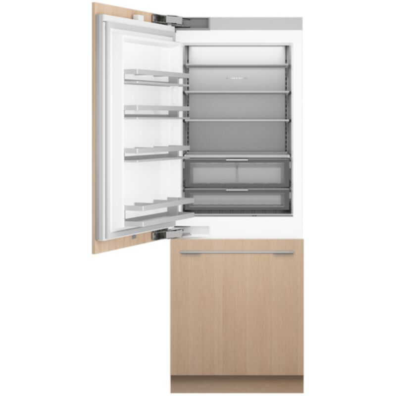 Fisher & Paykel Series 11 30 in. 15.9 cu. ft. Built-In Smart Counter Depth Bottom Freezer Refrigerator with Internal Water Dispenser - Custom Panel Ready, , hires