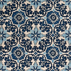 Montclair 7-Piece Dining Set in Navy Blue with 6 Swivel Rockers and a 40" x 67" Dining Table, , hires