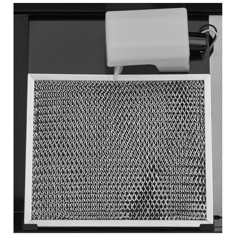 Broan 41000 Series 30 in. Ductless Standard Style Range Hood with 2 Fan Speeds & 1 LED Light - Black, Black, hires