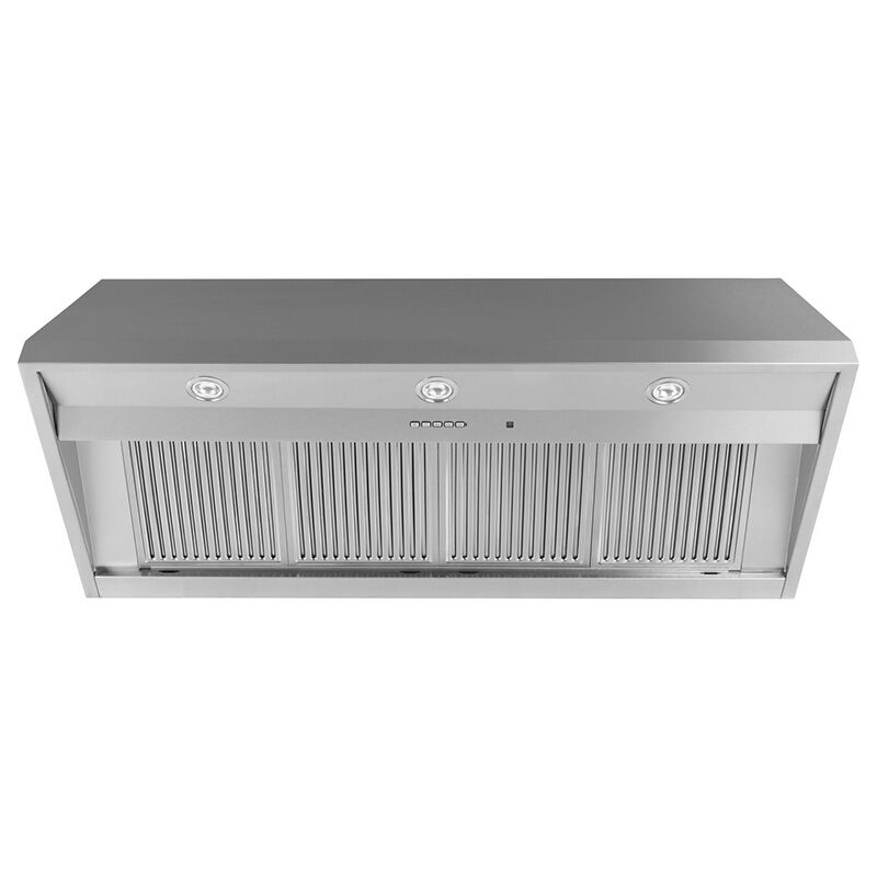GE Profile 48 in. Canopy Pro Style Range Hood with 1220 CFM, Ducted Venting & 3 LED Lights - Stainless Steel, , hires