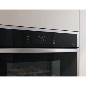 Samsung 30 in. 10.2 cu. ft. Smart Top Control SteamElectric Double Wall Oven with Dual Convection - Matte Black, , hires