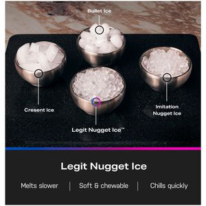 GE Profile 11 in. Smart Ice Maker with 3 lb. Ice Storage, Auto Defrost & Digital Control - Carbon Black, , hires