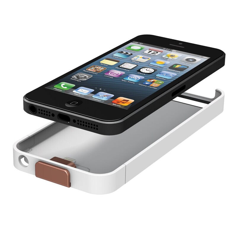 Duracell Powermat iPhone 5 Wireless Case - White, , hires