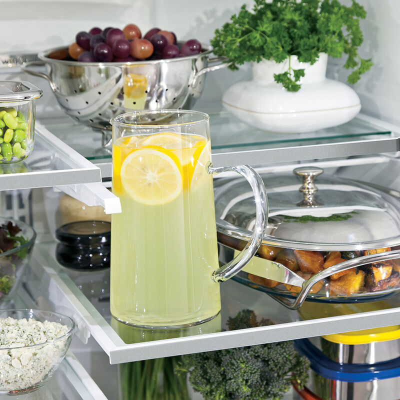 GE Profile 36 in. 27.7 cu. ft. French Door Refrigerator with Ice & Water Dispenser - Fingerprint Resistant Stainless, Fingerprint Resistant Stainless, hires