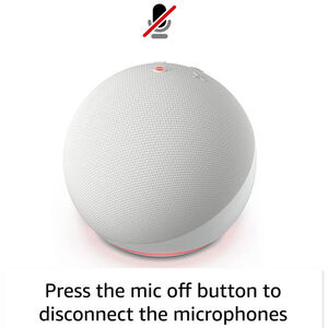 Amazon - Echo Dot (5th Gen, 2022 Release) Smart Speaker with Alexa - Glacier White, , hires