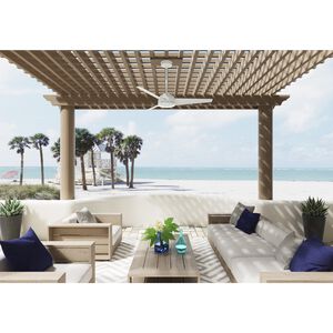 Hunter Trimaran 52 in. Indoor/Outdoor Ceiling Fan with Wall Control - Fresh White, , hires