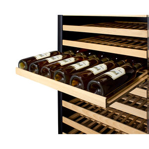 Summit 24 in. Full-Size Built-In or Freestanding Wine Cooler with 127 Bottle Capacity, Single Temperature Zones & Digital Control - Stainless Steel, , hires
