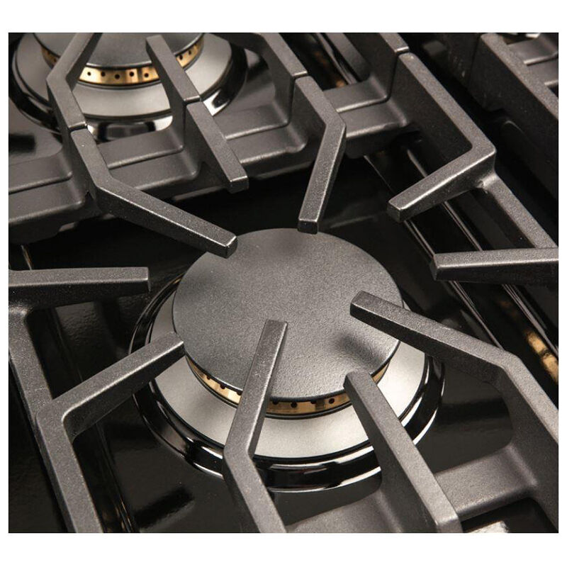 Viking 5 Series 36inch Freestanding Dual Fuel Range with 6 Sealed Burners &  5.6 Cu. Ft. Single Oven - Black