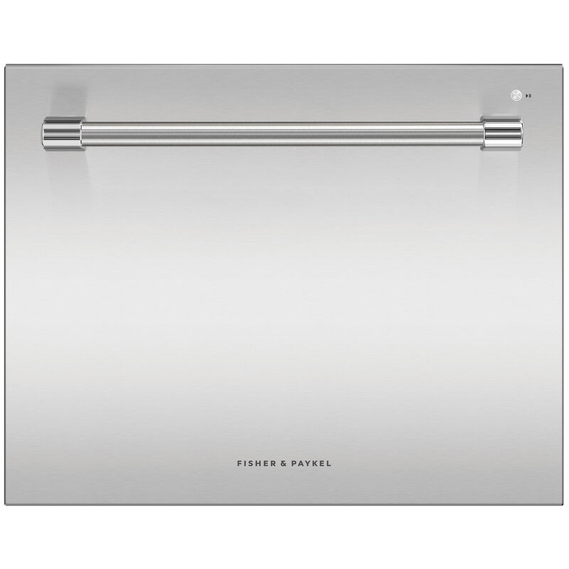 Fisher Paykel Pro Series 9 24 in. Top Control Dishwasher Drawer with 44 dBA Sound Level, 14 Place Settings & Sanitize Cycle - Stainless Steel, , hires