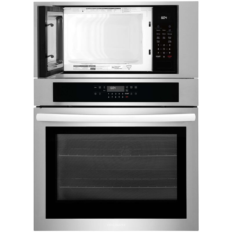 Frigidaire 30 in. 6.9 cu. ft. Electric Microwave/Wall Oven Combo with Standard Convection & Sensor Cooking - Stainless Steel, , hires