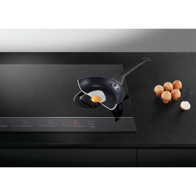 Fisher & Paykel Series 7 36 in. 5-Burner Induction Cooktop with Simmer Burner & Power Burner - Black Glass, , hires