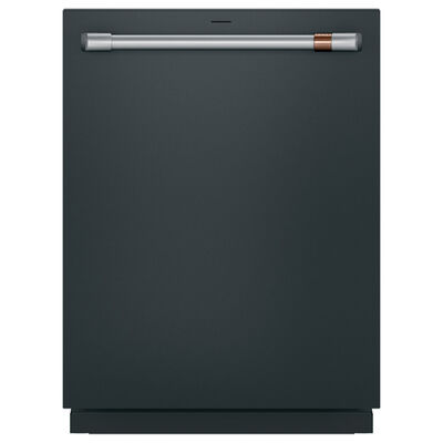 Cafe 24 in. Top Control Smart Dishwasher with 44 dBa Sound Level, 3rd-Rack & Dual Convection Ultra Dry - Matte Black | CDT858P3VD1