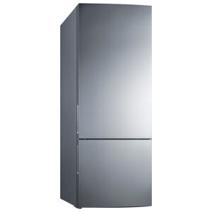 Summit 28 in. 14.6 cu. ft. Counter Depth Bottom Freezer Refrigerator - Stainless Steel, , hires