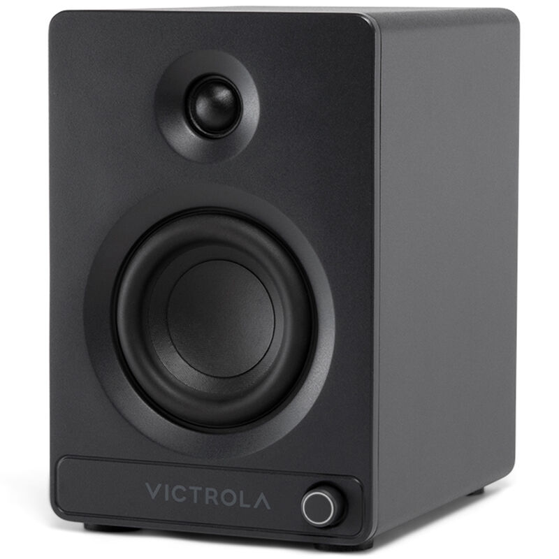 Victrola Tempo Bluetooth Bookshelf Speakers - Black, , hires