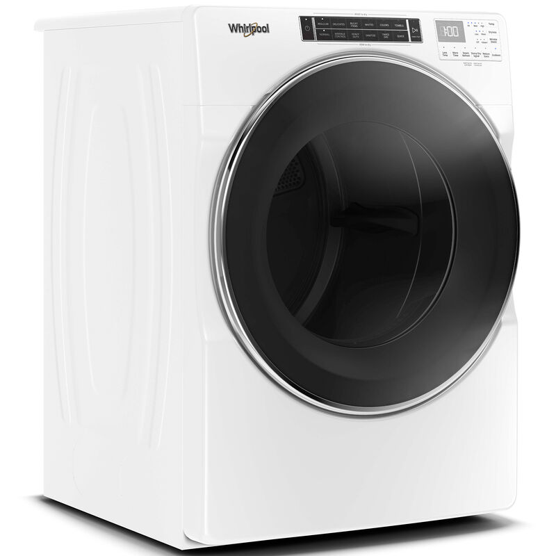 Whirlpool 27 in. 7.4 cu. ft. Stackable Gas Dryer with Sensor Dry, Sanitize & Steam Cycle - White, , hires