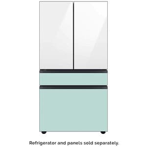 Samsung BESPOKE 4-Door French Door Bottom Panel for Refrigerators - Morning Blue Glass, , hires