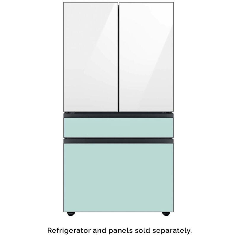Samsung BESPOKE 4-Door French Door Bottom Panel for Refrigerators - Morning Blue Glass, , hires