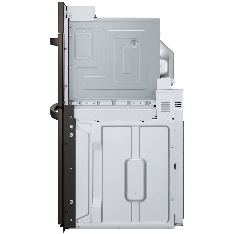 LG 30 in. 6.4 cu. ft. Electric Smart Oven/Microwave Combo Wall Oven with Standard Convection & Self Clean - PrintProof Black Stainless Steel, , hires