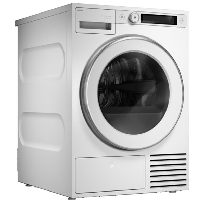 Asko 5-Series 24 in. 5.2 cu. ft. Smart Stackable Ventless Electric Dryer with Heat Pump & Sensor Dry - White, White, hires