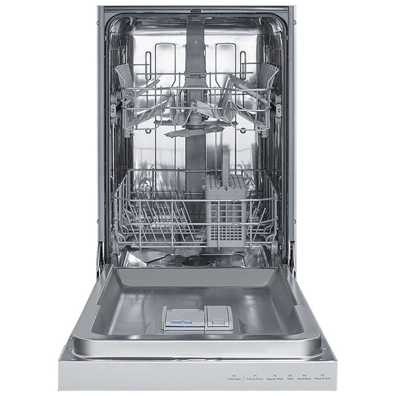 Summit 18 in. Front Control Dishwasher with 49 dBa Sound Level & Pocket - Stainless Steel, , hires
