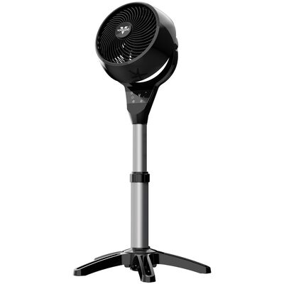 Vornado Oscillating Pedestal Fan with 4 Speed Settings, Adjustable Tilt and Height Settings & Remote Control - Black | CR1-0495-06