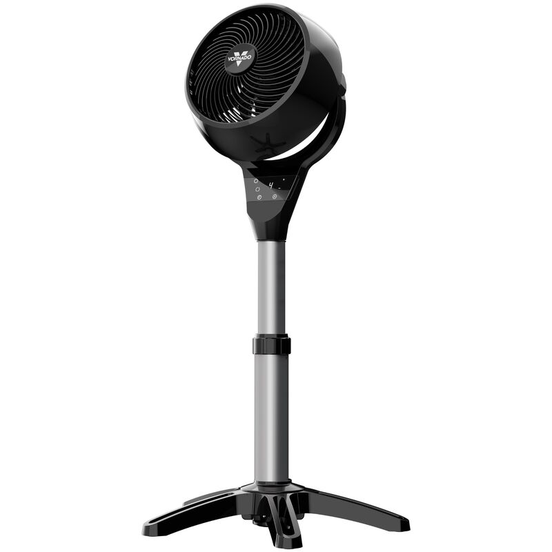 Vornado Oscillating Pedestal Fan with 4 Speed Settings, Adjustable Tilt and Height Settings & Remote Control - Black, , hires