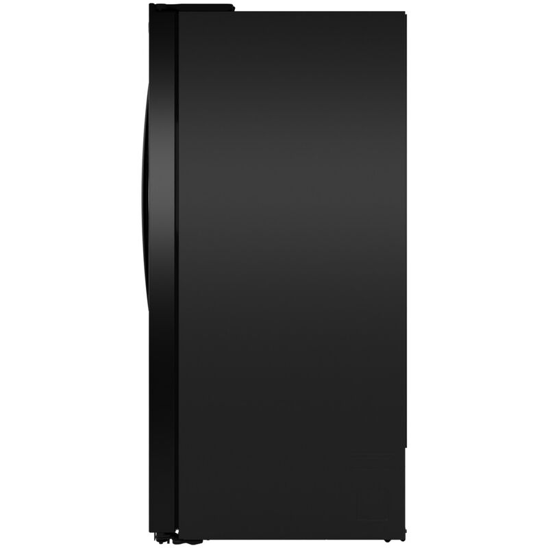 GE 36 in. 27.9 cu. ft. Side-by-Side Refrigerator with Ice & Water Dispenser - Black, , hires