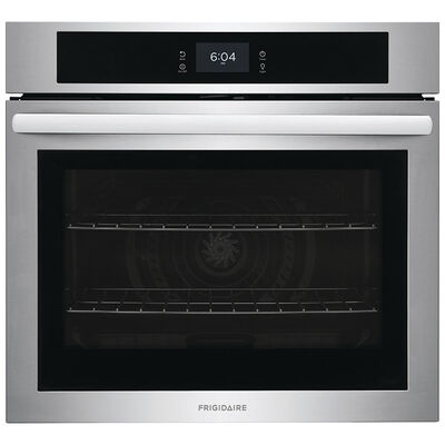 Frigidaire 30" 5.3 Cu. Ft. Electric Wall Oven with Standard Convection & Self Clean - Stainless Steel | FCWS3027AS