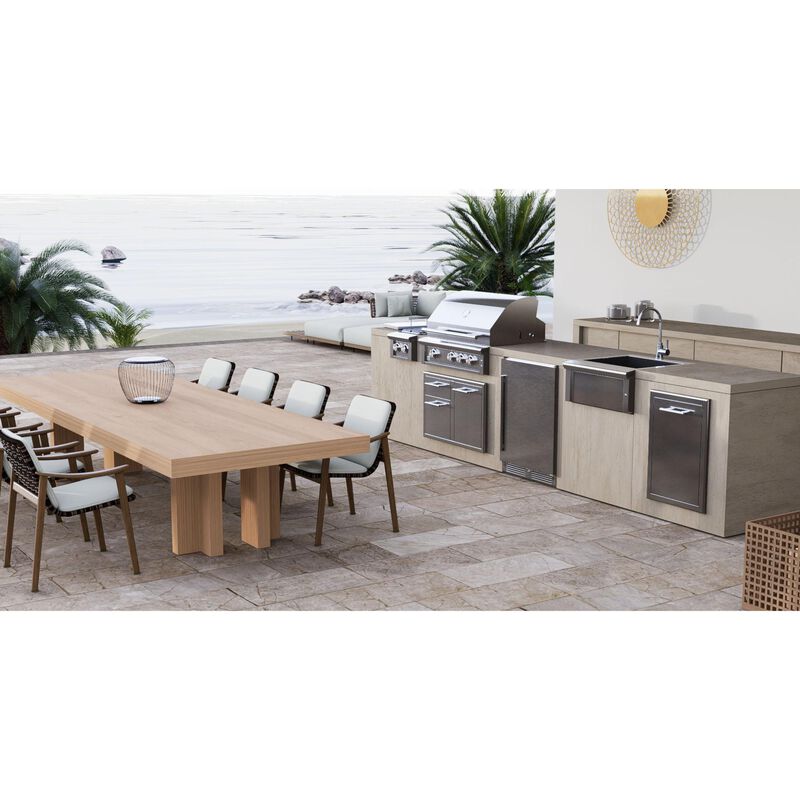 XO Performance XLT2 40 in. 4-Burner Built-In Liquid Propane Gas Grill - Stainless Steel, , hires