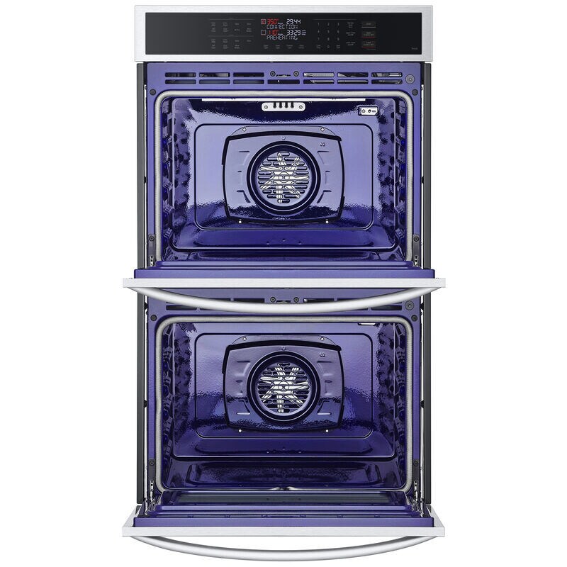 LG 30 in. 9.4 cu. ft. Smart Front Control Electric Double Wall Oven with Standard Convection - PrintProof Stainless Steel, , hires