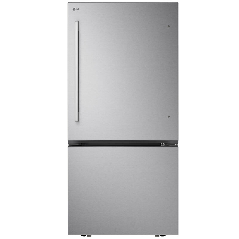 LG 33 in. 25.5 cu. ft. Smart Bottom Freezer Refrigerator with Ice Maker - PrintProof Stainless Steel, , hires