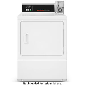 Speed Queen DV6 27 in. 7.0 cu. ft. Commercial Gas Dryer - White, , hires