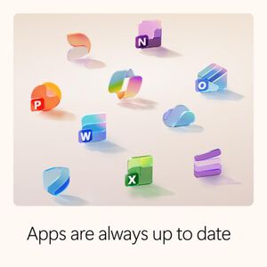 Microsoft 365 Family for PC & Mac with Premium Office Apps & Copilot (12 Month Subscription), , hires