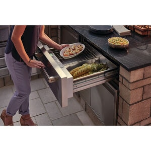 Wolf 30 in. 1.6 cu. ft. Warming Drawer with Humidity Control - Custom Panel Ready, , hires