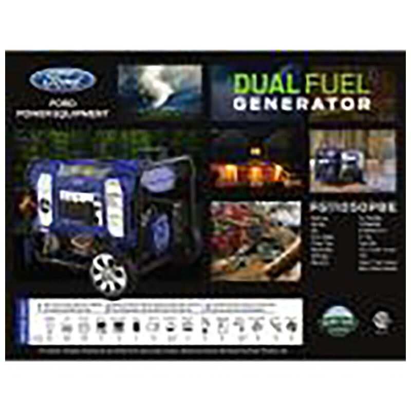 Ford 11,050 Watt DUAL FUEL 4 Cycle Propane and Gas Engine Generator, , hires