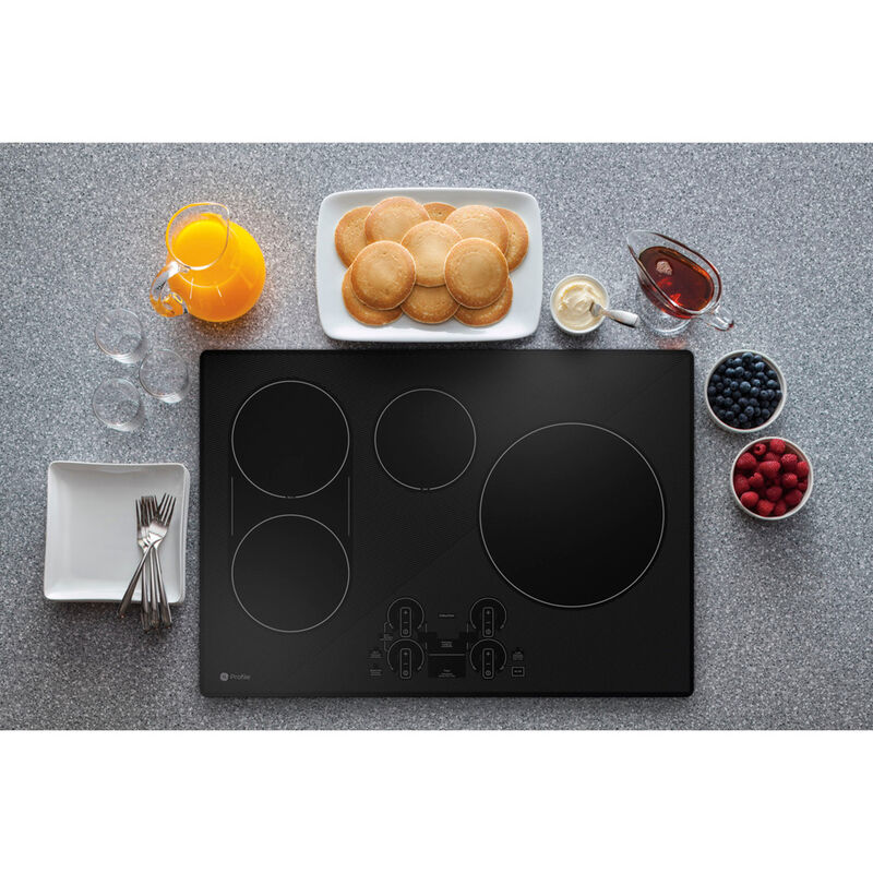 GE Profile 30 in. 4-Burner Smart Induction Cooktop with Simmer Burner & Power Burner - Black, , hires