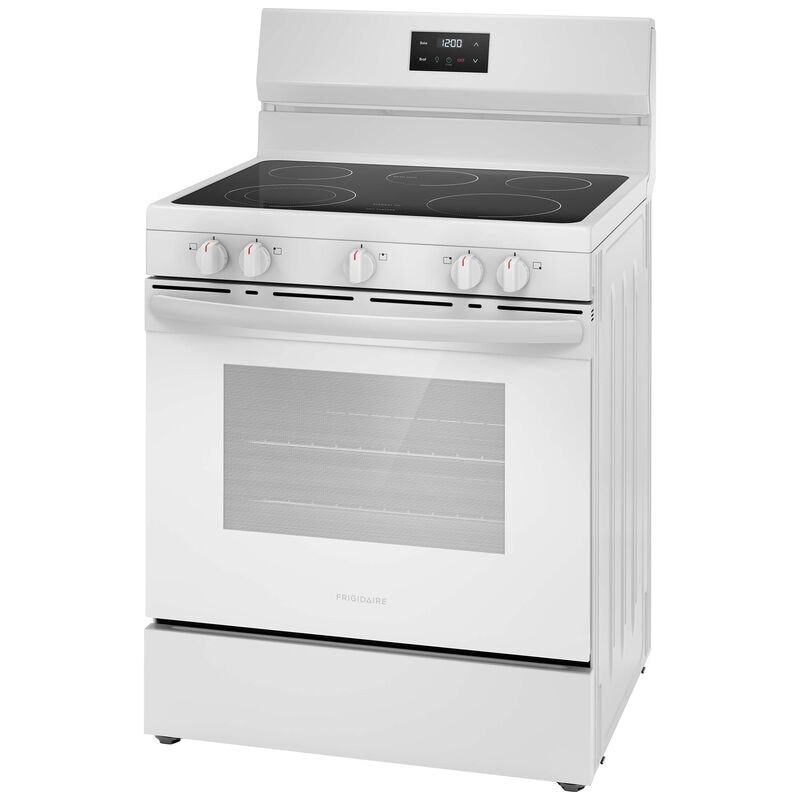 Frigidaire 30 in. 5.3 cu. ft. Electric Range with Smoothtop Burners - White, White, hires