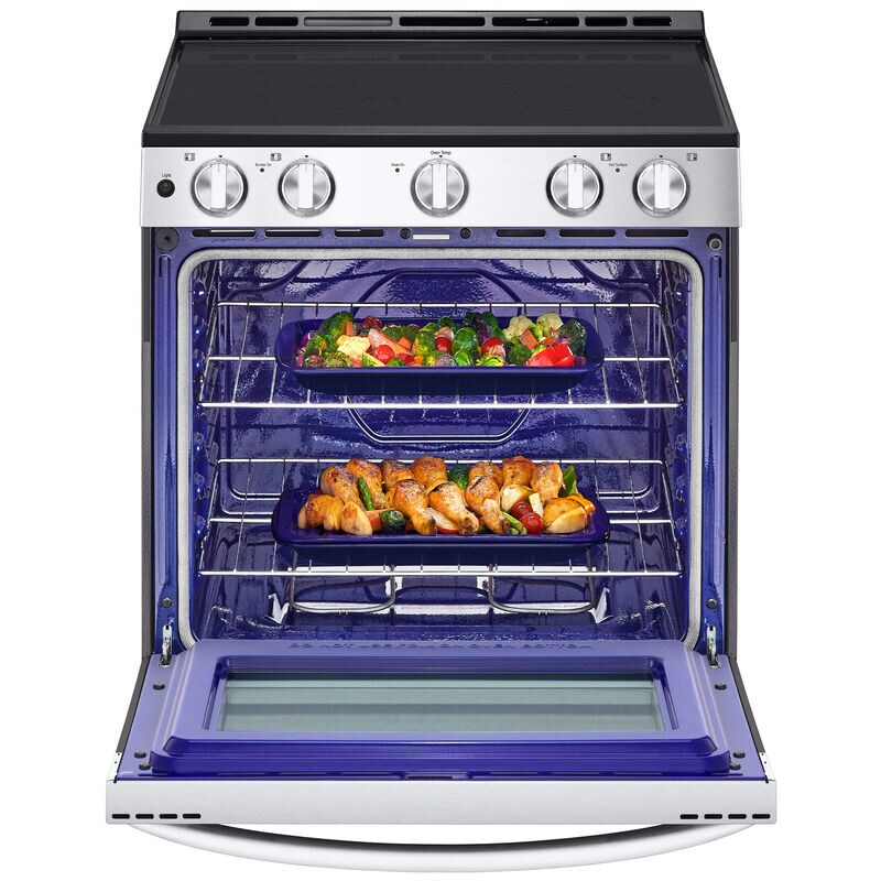 LG 30 in. 6.3 cu. ft. Slide-In Electric Range with Radiant Burners - Stainless Steel, , hires