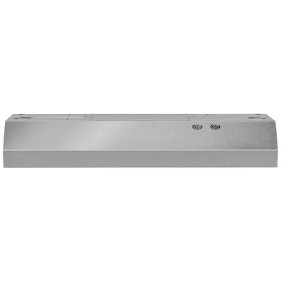 Whirlpool 30 in. Standard Style Range Hood with 2 Speed Settings, 270 CFM & 1 LED Light - Stainless Steel | WVU17UC0JS